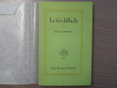 LA FOI DIFFICILE. Edition originale en S.P. + Autographe.. GUEHENNO Jean