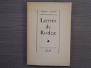 Lettres de Rodez.. ARTAUD Antonin