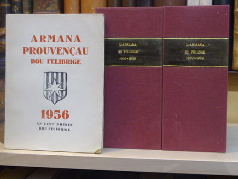 Armana provençau dou félibrige. L'Armana adouba e publica de la man di FELIBRE. Pèr ande gràci 1956 à 1978. 16 volumes.. ARMANA DI FELIBRE