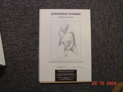 Génération érotique.. GOURDON Michel