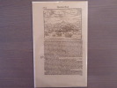 Ancien plan XVIe de Marseille extrait de la "Cosmographia Universalis".. MUNSTER Sebastian