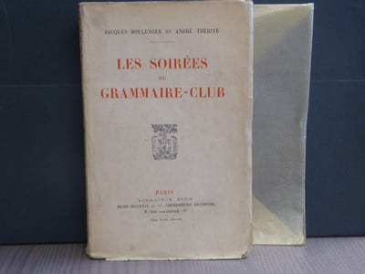 Les soirées du Grammaire-Club.