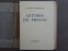 LETTRES DE PRISON.. MAURRAS Charles