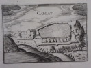 Plan de CARLAT. ( 1636 ).. TASSIN Nicolas Christophe