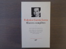 OEUVRES COMPLETES. Tome I.. GARCIA LORCA Federico