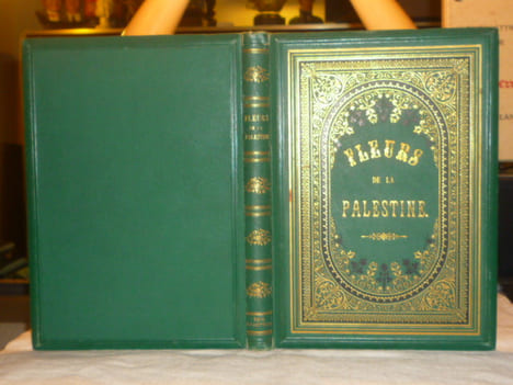 FLEURS DE LA PALESTINE. 54 feuilles en chromo-lithographie, dessinées, d'après nature.. ZELLER Hanna Née GOBAT