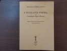 L'ELEGANTE POEMA & Commento sopra il Poema.. VENETO Francesco Giorgio ( François Georges De Venise )