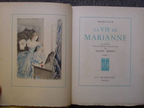 La vie de MARIANNE.. MARIVAUX - SERRES Raoul