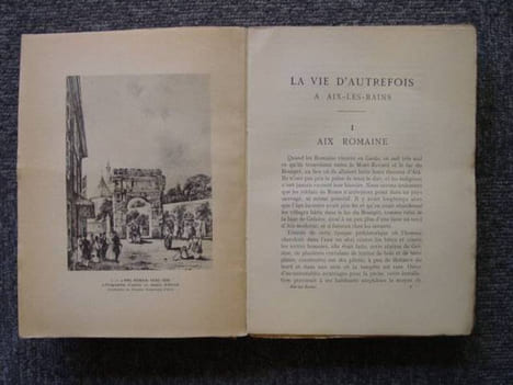 La vie d'autrefois à aix-les-bains.. PEROUSE Gabriel.