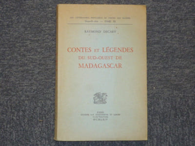 Contes et légendes du sud-ouest de Madagascar.