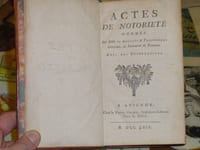 Actes de notoriété donnés par MM. les avocats et procureurs généraux, au parlement de Provence. Avec des observations.