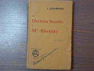 La Doctrine Secrète et Mme Blavatsky.. WACHTMEISTER C.