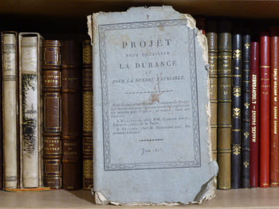 Développement de mon projet d'encaissement de la Durance, et réponse a diverses questions auxquelles il a donné lieu précédée d'une adresse a sa Majesté en son conseil d'État et d'une nouvelle soumission par le sieur Étienne-Gaspard BILLARD, ( avocat, de
