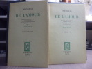 DE L'AMOUR. Edition enrichie de trente-deux eaux-fortes originales en couleurs de GRAU-SALA.. STENDHAL - GRAU-SALA