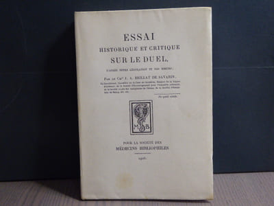 Essai historique et critique sur le Duel, d'après notre Législation et nos Moeurs.