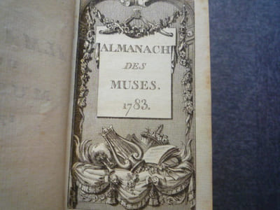 ALMANACH DES MUSES 1783.