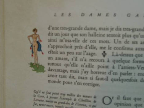 Mémoires de Messire Pierre DE BOURDEILLE Seigneur de Brantome sur les vies de dames galantes de son temps.. BRANTOME ( Pierre DE BOURDEILLE Seigneur ...