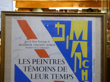 Affiche lithographiée originale: DIMANCHE "Les Peintres témoins de leur temps." Musée dArt moderne de la Ville de Paris, 1953.. MATISSE Henri