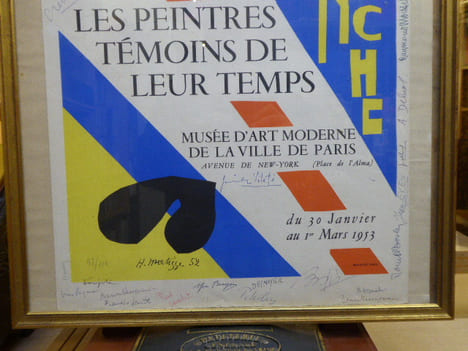 Affiche lithographiée originale: DIMANCHE "Les Peintres témoins de leur temps." Musée dArt moderne de la Ville de Paris, 1953.. MATISSE Henri