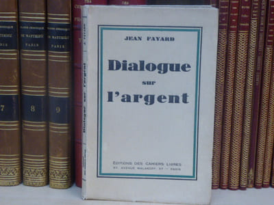 Dialogue sur l'argent.