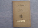 LES APOCRYPHES ETHIOPIENS. Traduits en français par René BASSET. X. La Sagesse de Sibylle.. BASSET René