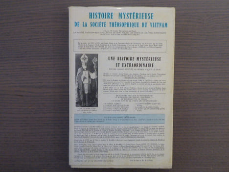 Histoire mystérieuse de la Société Théosophique du Vietnam.. NGUYEN VAN LUONG M. Et Mme