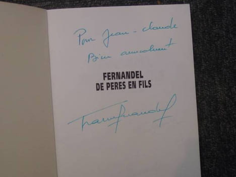 FERNANDEL, de pères en fils.. FERNANDEL Franck