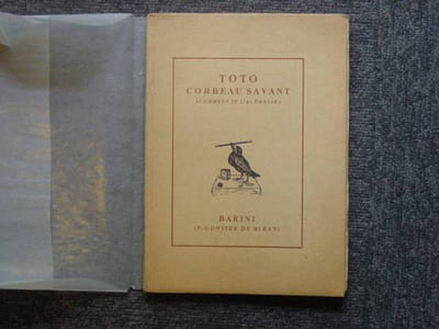 TOTO CORBEAU SAVANT. "Comment je l'ai dressé".