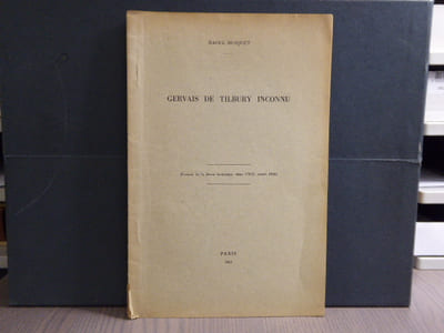 GERVAIS DE TILBURY inconnu.