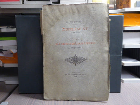Supplément à la 5ème édition du Guide de l'Amateur de Livres à Figures du XVIIIe siècle. ( Supplément au guide COHEN ).. CROTTET E.