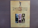 Fragments d'histoire du Compagnonnage. - Cycle de conférences 2000.. COMPAGNONNAGE