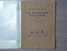 Le Mystère d'Ulysse. Discours.. MAURRAS Charles - MOREAU Luc-Albert