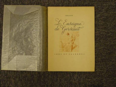 l'enseigne de gersaint.. ARAGON - WATTEAU