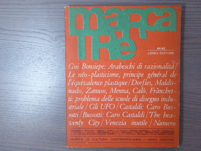 MARCATRE. Notiziario di cultura contemporanea. N.41-42. Maggio 1968.