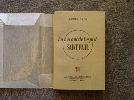 un héraut de l'esprit: saint paul.. DANIEL-ROPS