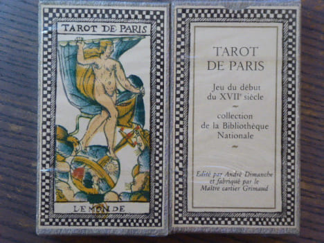 TAROT DE PARIS. Jeu du début du XVIIIe siècle.. TAROT DE PARIS