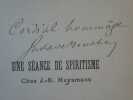 Une séance de spiritisme chez J.-K. HUYSMANS.. BOUCHER Gustave - HUYSMANS J.-K.