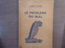 Le Problème du Mal.. WERNER Charles