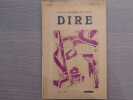 DIRE.  Revue Europ&eacute;enne de Po&eacute;sie. N&deg;7.. VODAINE Jean