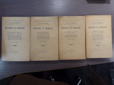 HISTOIRE DU MARIAGE. 4 volumes.
