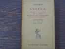 XENOPHON - ANABASE. Banquet - Economique de la Chasse - R&eacute;publique des Lac&eacute;d&eacute;moniens - R&eacute;publique des Ath&eacute;niens. Traduction nouvelle avec notices et ...