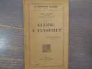 GLOZEL A L'INSTITUT. Duplex libelli dos est, quod risum movet Et quod prudenti vitam consilio nomet ( Phèdre,I,1 ).. DUSSAUD René