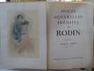 Douze aquarelles inédites.. RODIN Auguste - AUBERT Marcel