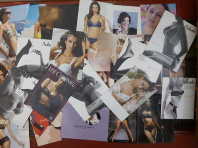 ANTINEA - Lise CHARMEL - AUBADE etc... 28 catalogues de lingerie féminine.