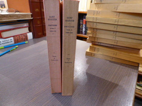 SAINT-AUGUSTIN. CONFESSIONS. 2 volumes.. SAINT-AUGUSTIN - LABRIOLLE Pierre ( De )