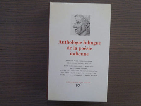 Anthologie bilingue de la poésie italienne.. ANTHOLOGIE BILINGUE DE LA POESIE ITALIENNE
