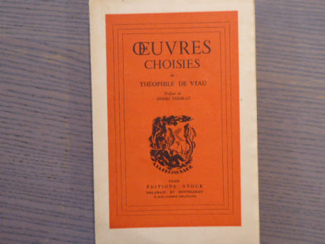 OEUVRES choisies.. VIAU Théophile ( De )
