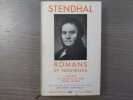 Romans et Nouvelles. Tome I.. STENDHAL