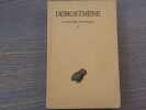 DEMOSTHENE. Plaidoyers politiques - Tome IV - Sur la Couronne contre Aristogiton I et II.. DEMOSTHENE - MATHIEU Georges