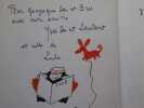 La vilaine LULU. DESSIN ORIGINAL sign&eacute; de Yves SAINT-LAURENT.. SAINT LAURENT Yves